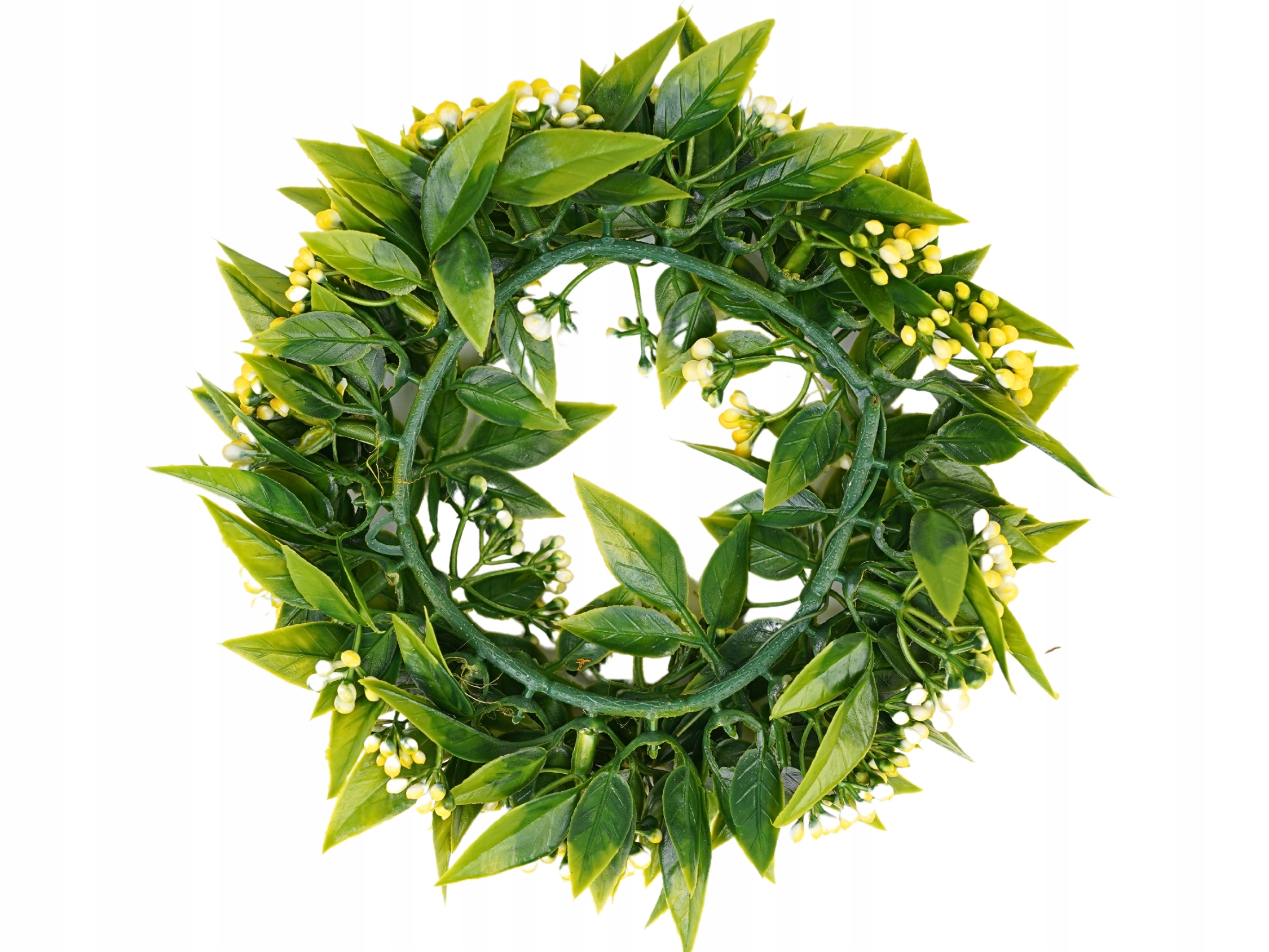 WIANEK RUSKUS GĘSTY LIŚCIE NA STÓŁ DRZWI ŚWIECĘ BOHO MINI KULKI 22cm Marka Topoblu