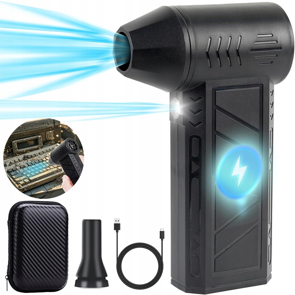 Foukač Pro Prach Z Počítače S 4 Rychlostmi 5000 Mah