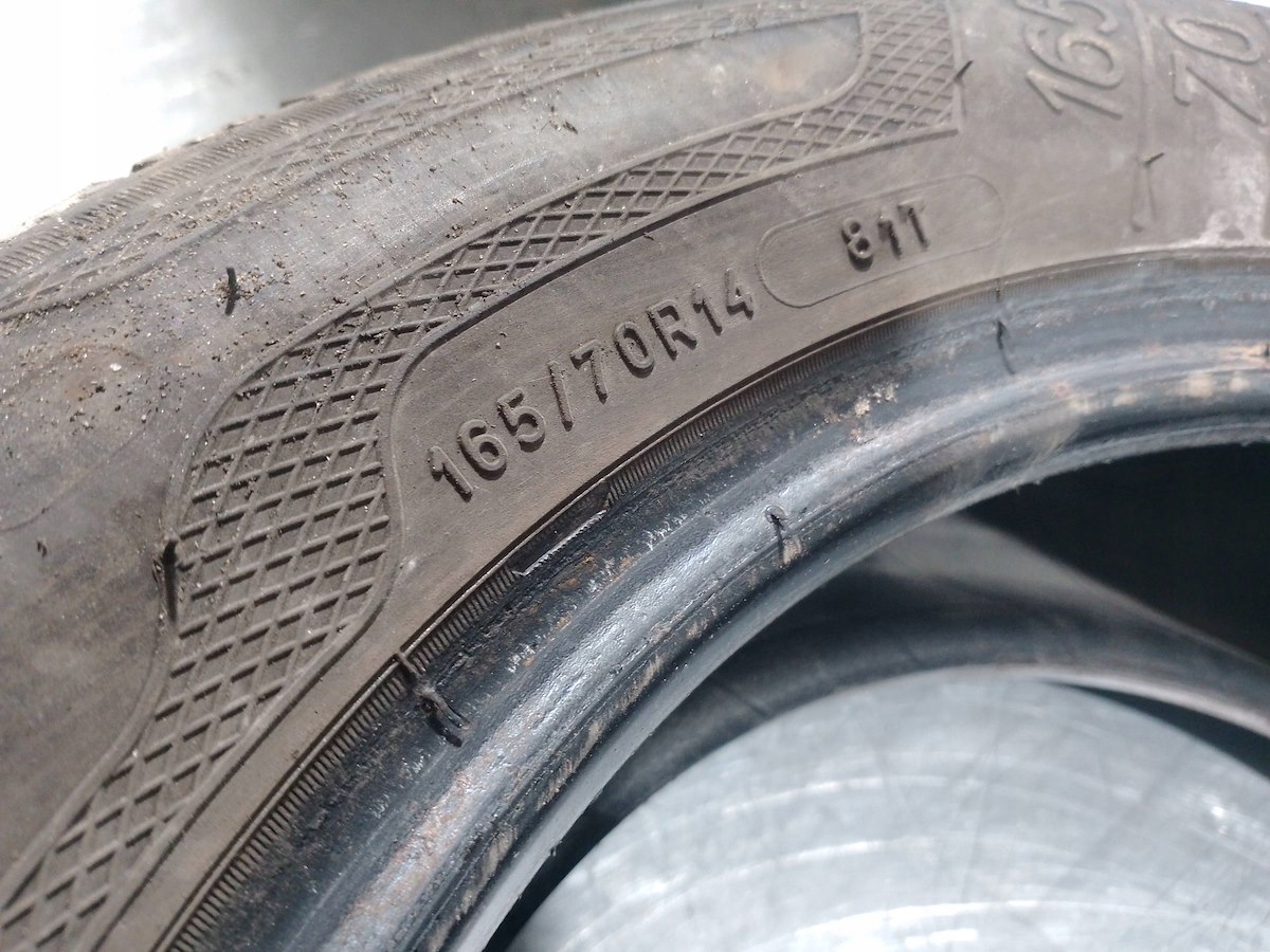 OPONY CAŁOROCZNE 14 PARA NISSAN MICRA K12 165/70 R14 81T Średnica 14