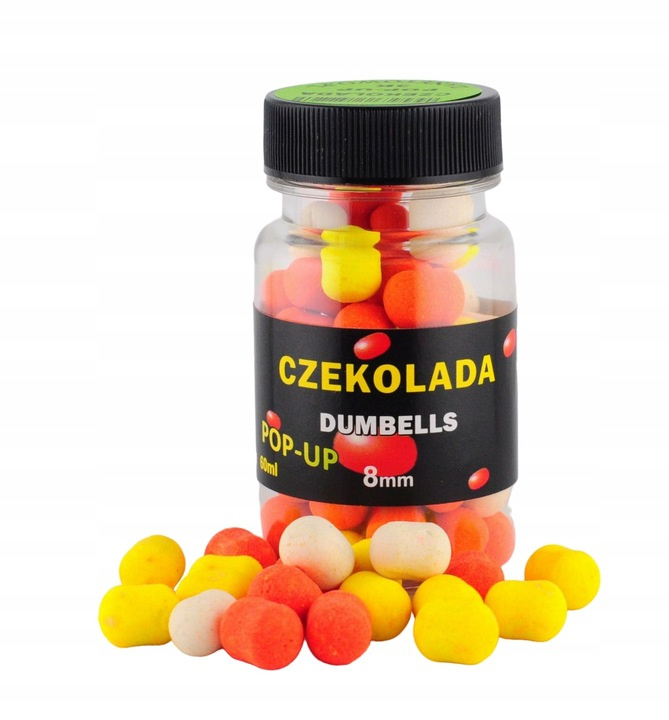 McKarp Dumbells Pop Up 8mm Czekolada