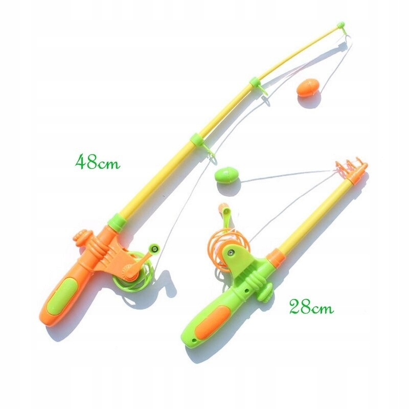 WĘDKA DLA DZIECI ZABAWKA DO BASENU RYBKI ŁOWIENIE