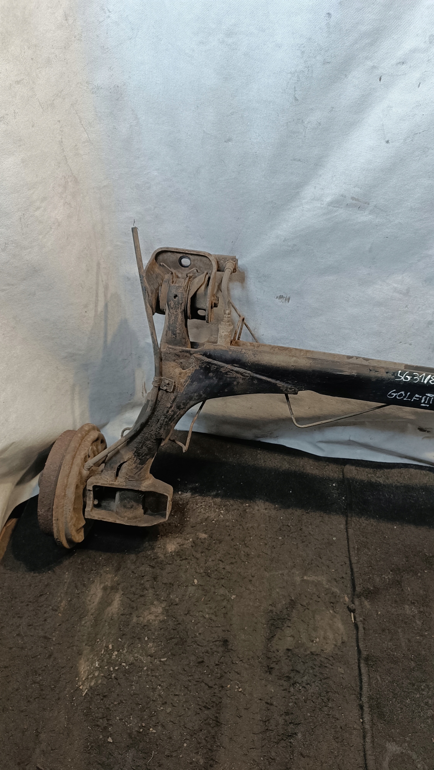 rear sider VW Golf III HB 1996r 1.9TD hamulce bebnowe