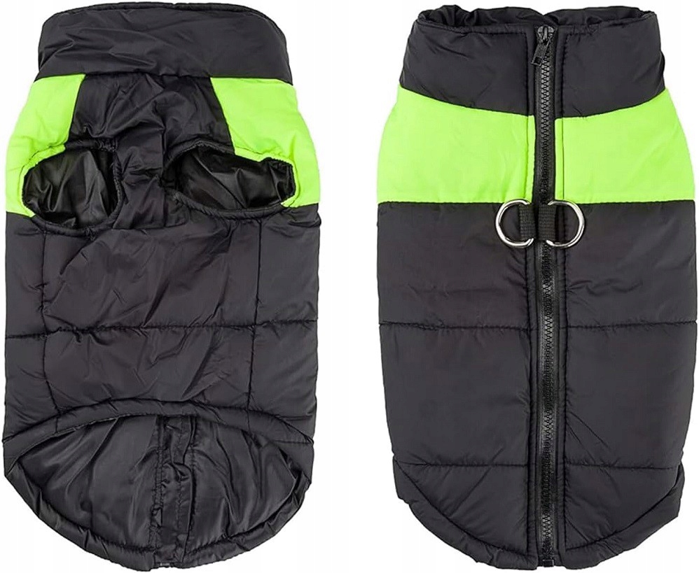 Levně Zateplená Vesta Pro Psa Zimní Bunda Oblečení Žlutá Velikost S