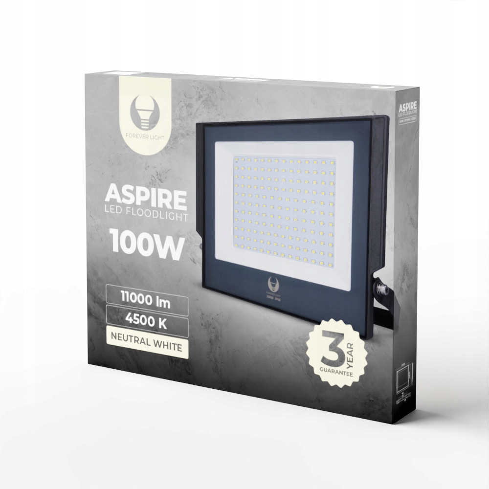 Світлодіодний прожектор ASPIRE 100W 4500K 11000LM 230V