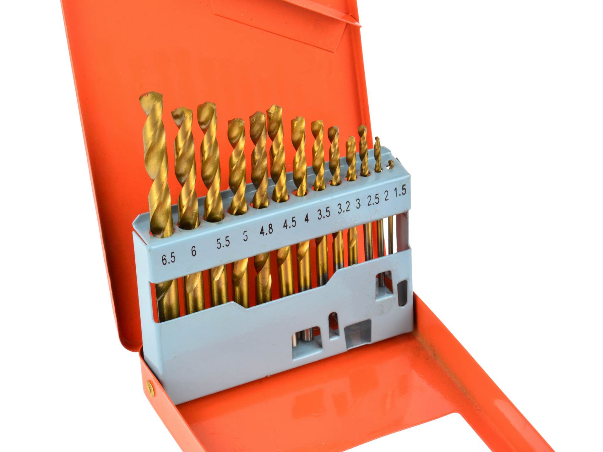 

Zestaw Wierteł Metalu Hss 13szt 1,5 - 6,5mm Tytan