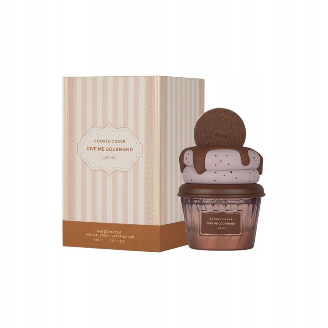 Dámská parfémovaná voda Lattafa Give Me Gourmand Cookie Crave 75 ml