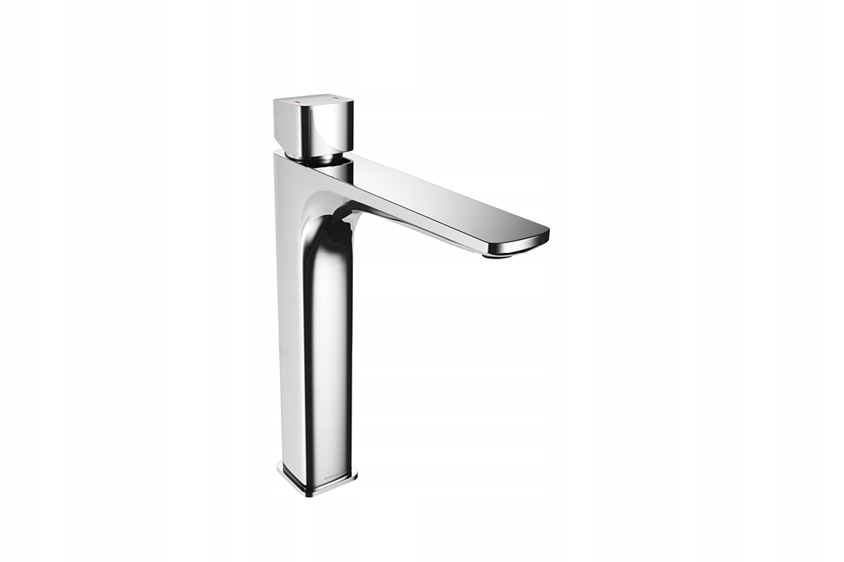 Keria Q Vysoká umyvadlová baterie stojánková, chromovaná a robustní