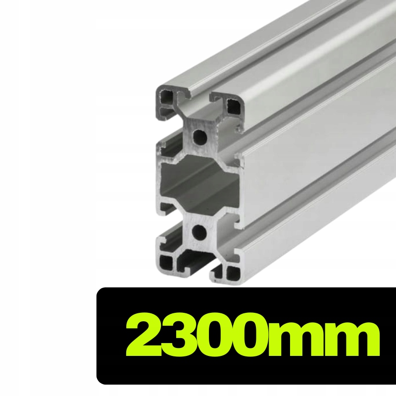 Konstrukční hliníkový profil T-slot 40x80 [8] stříbrný 230 cm