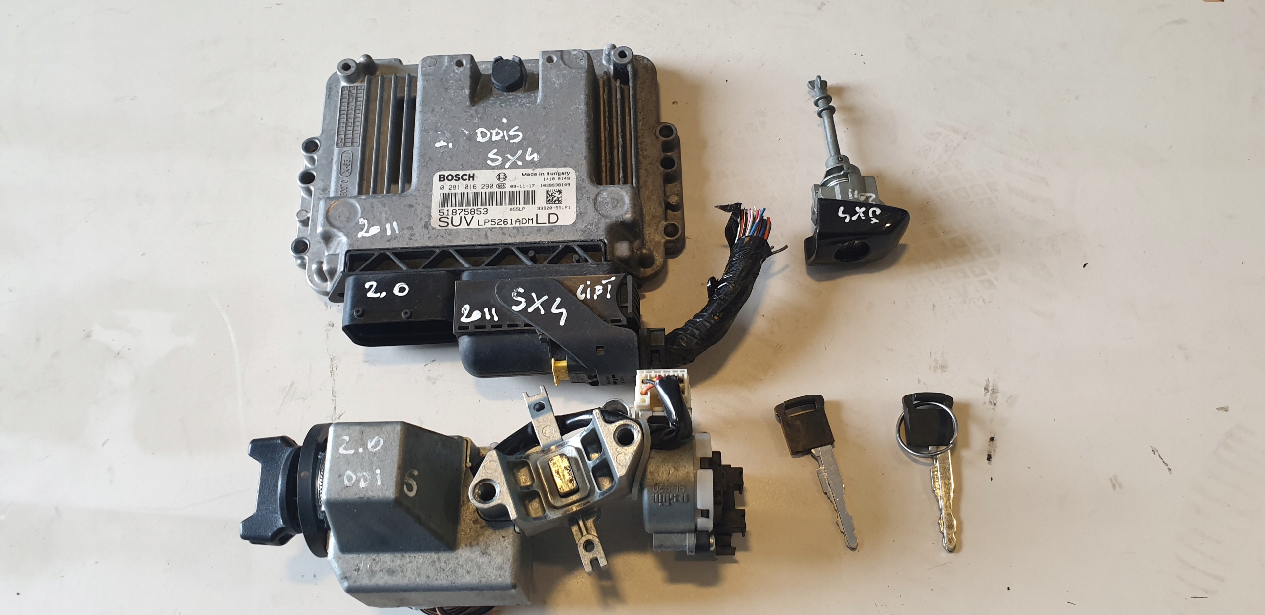 Montaggio computer 2.0 DDIS SUZUKI SX4 0281016290 09