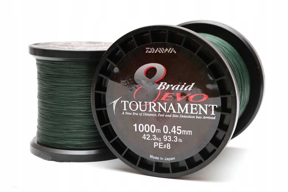 Šňůra Daiwa Tournament Evo Tmavě Zelená 0,10 mm