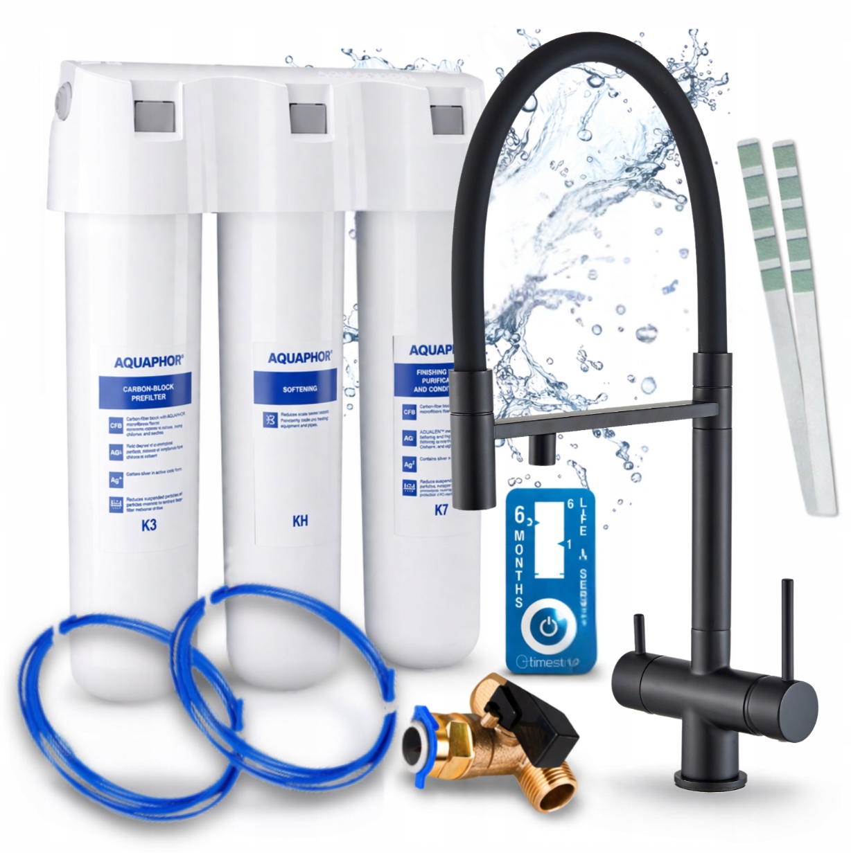 Systém Úpravy Vody V Domě Aquaphor Křišťál H A Stojanový Kuchyňský Kohout
