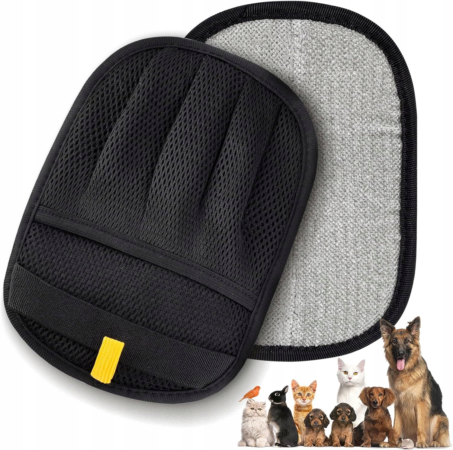 Pets Oboustranná rukavice pro péči, rukavice na odstraňování chlupů 2ks