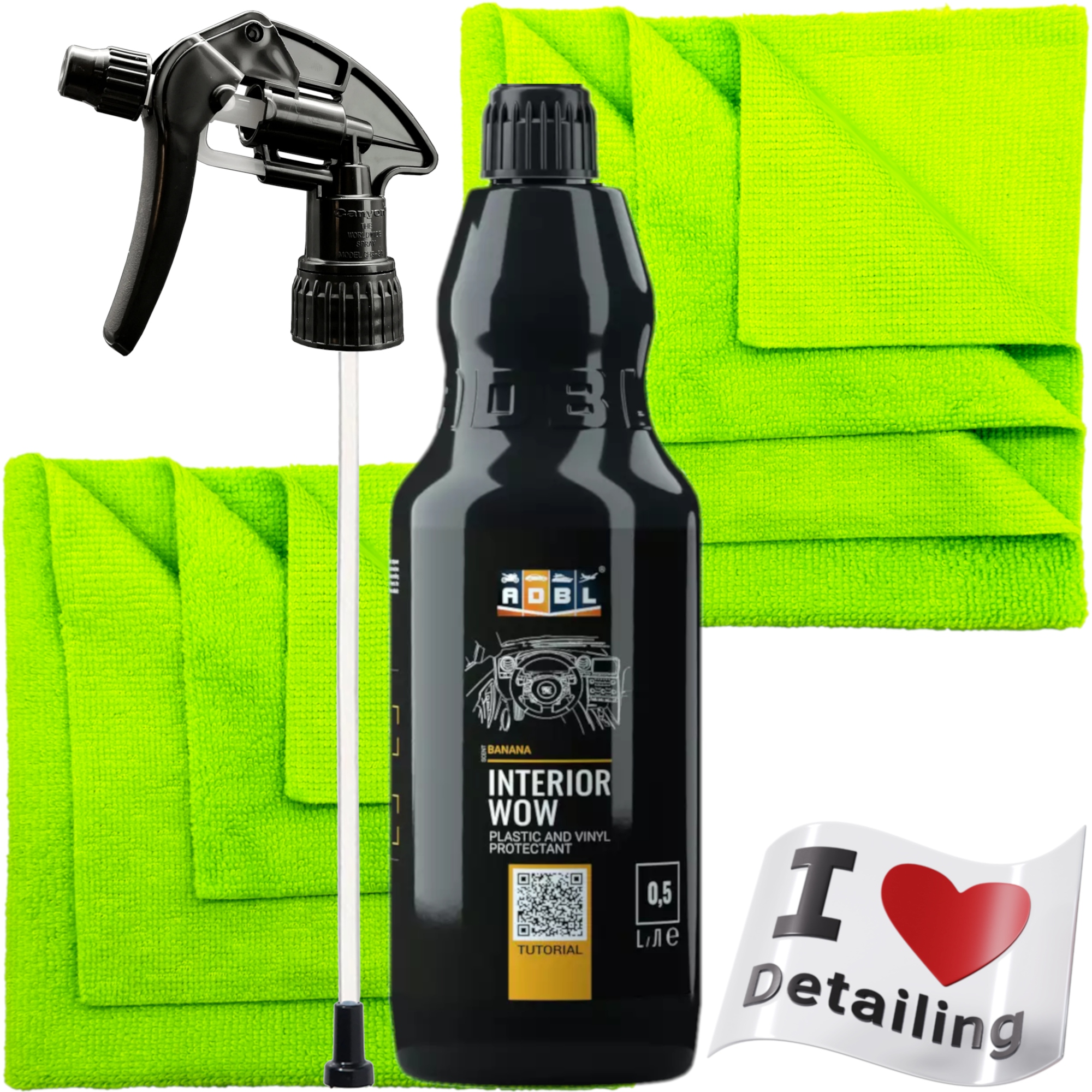 ADBL INTERIOR WOW DRESSING DO PLASTIKÓW KOKPITU W AUCIE PRZYCIEMNIA 0,5L