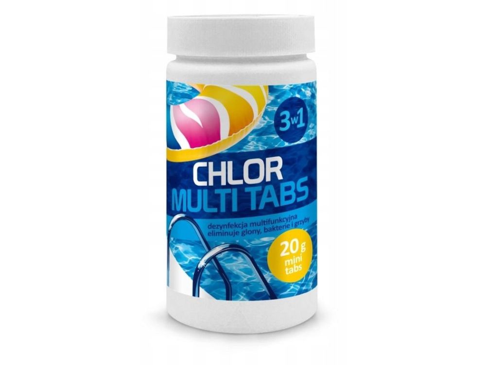 

Chemia do Basenu Chlor Tabletki 20g Mini Multi 1kg