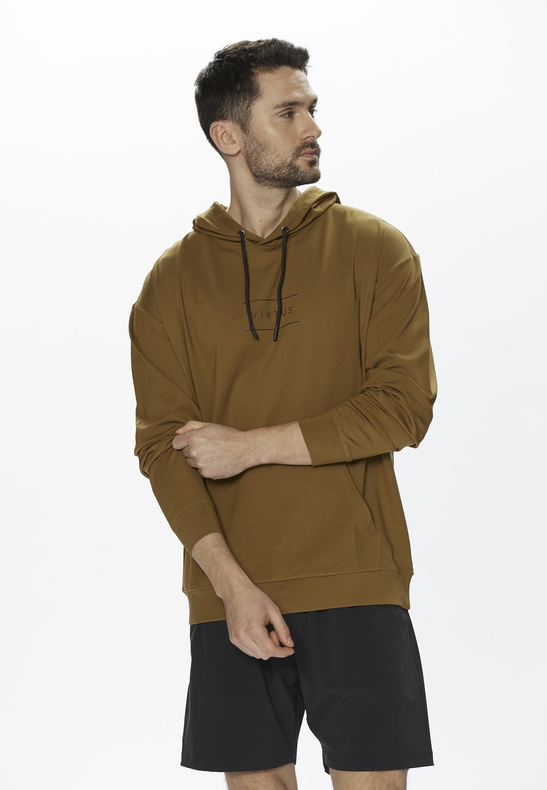 Mikina s kapucí Virtus Maltu Camel M