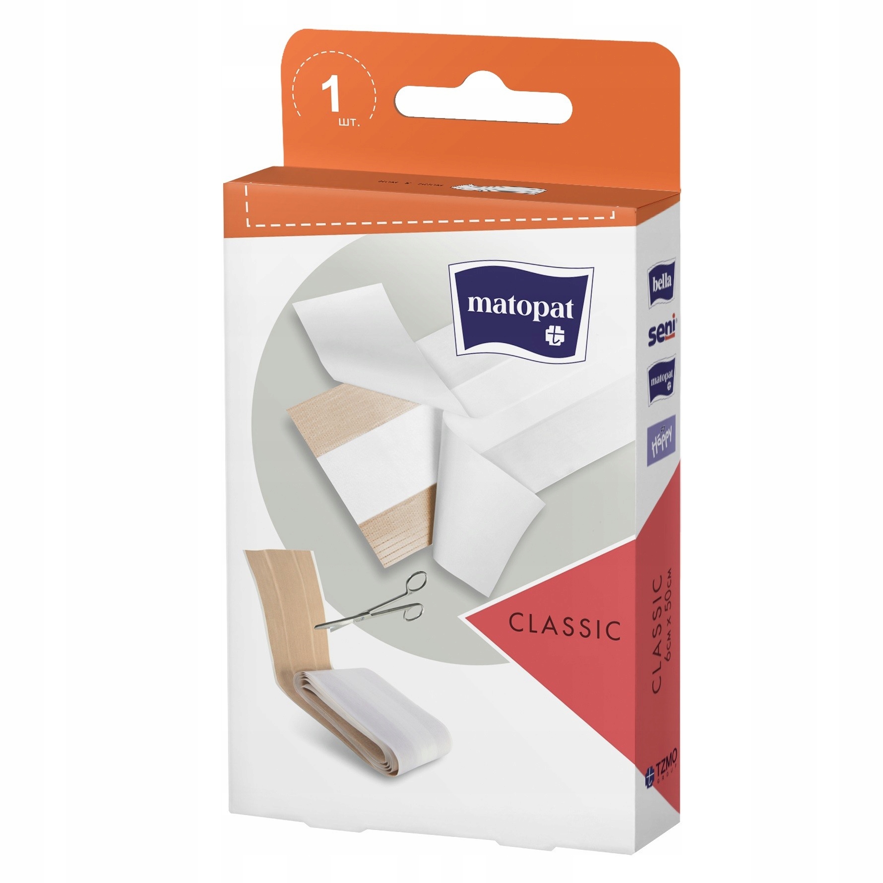 

Classic Plaster Na Tkaninie 8CMx1M Niejałowy