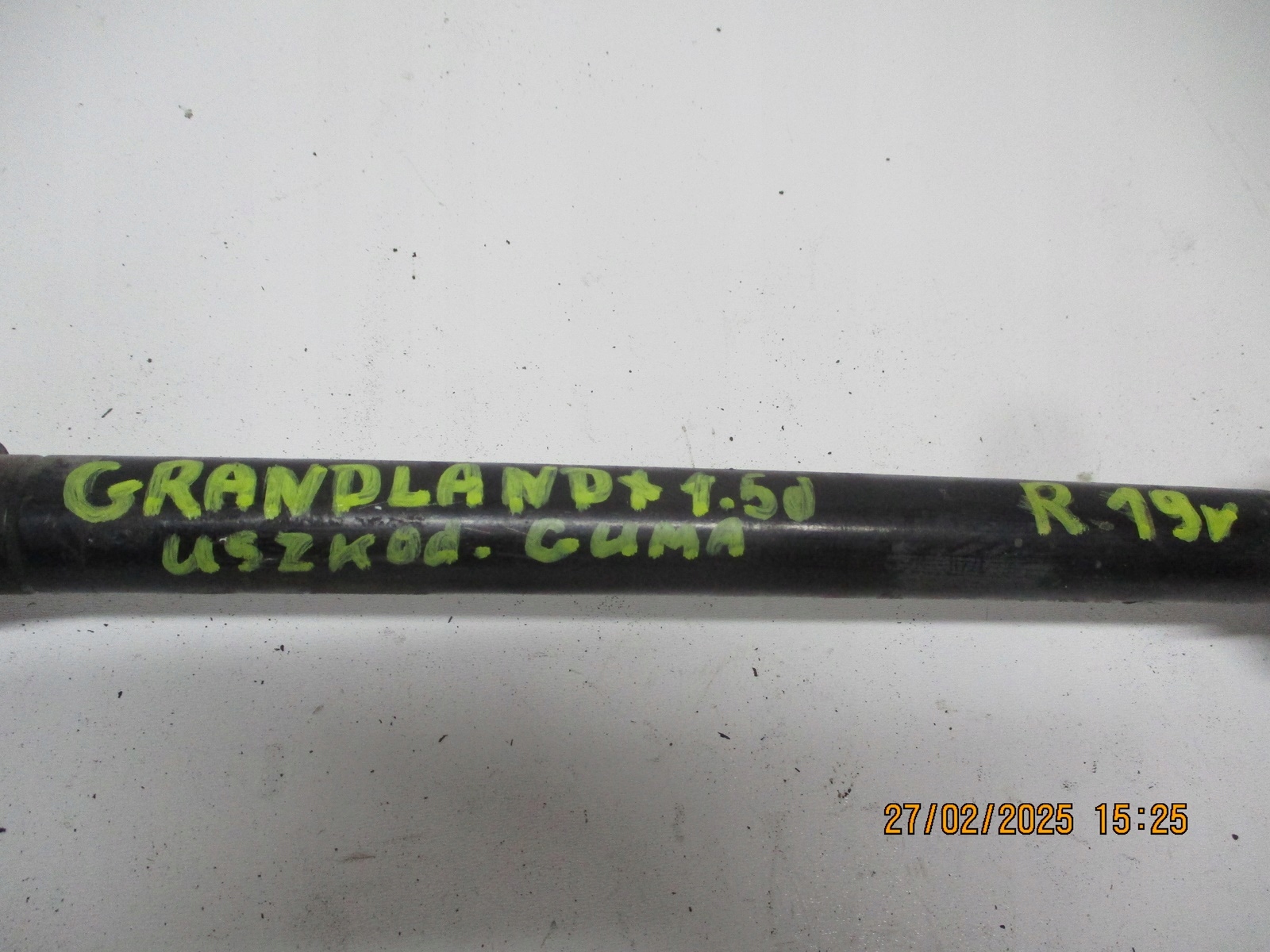 semi-axis right front OPEL GRANDLAND 1,5D 19R 9811176780