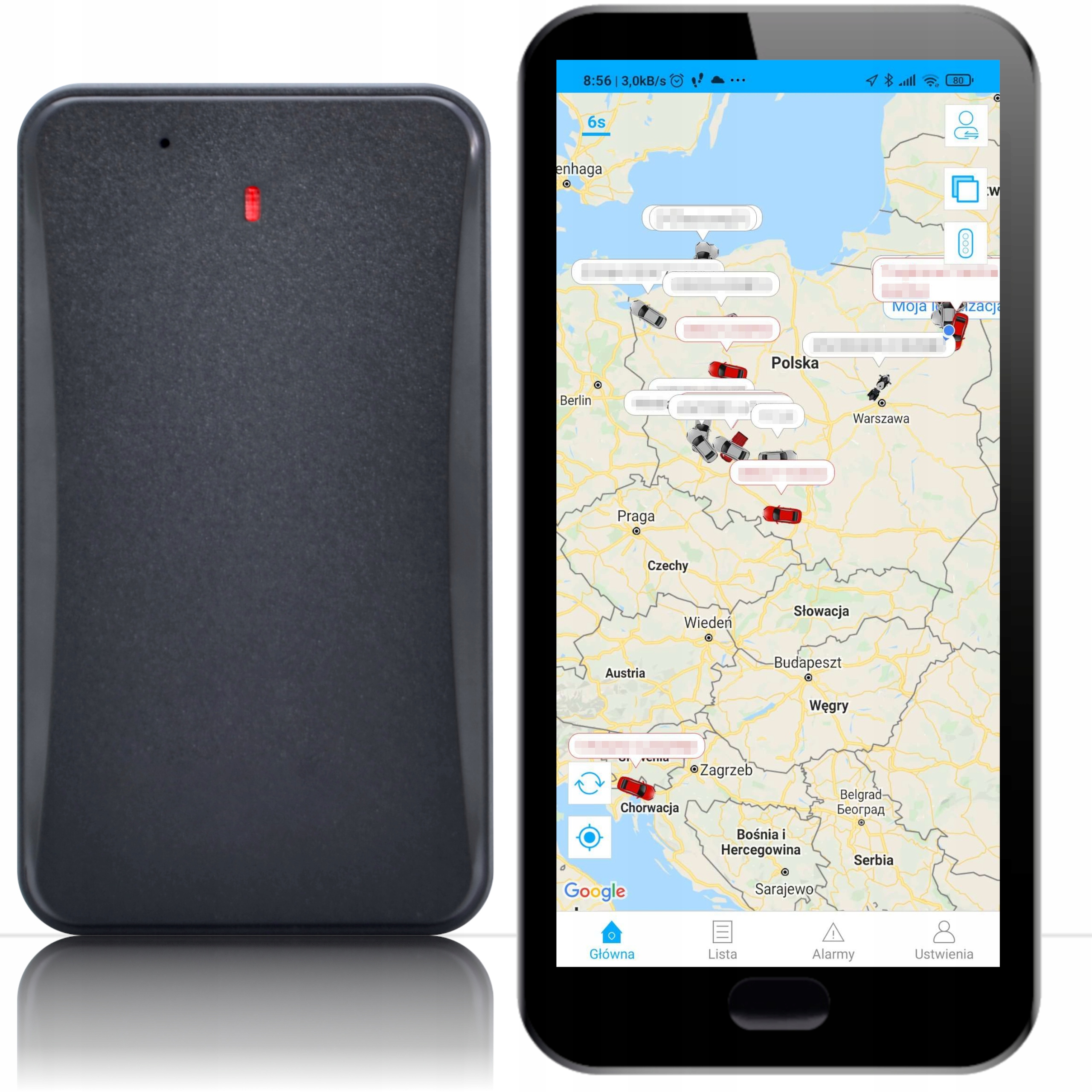 

Lokalizator Gps Sim monitoring pojazdu Bez Limitu
