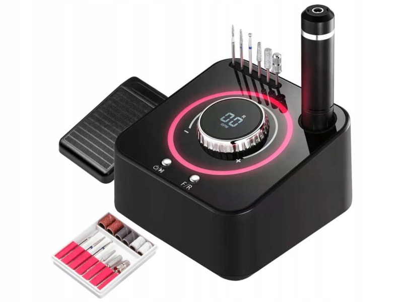 Frezarka do paznokci Clavier Fx 1080 Bl Czarny