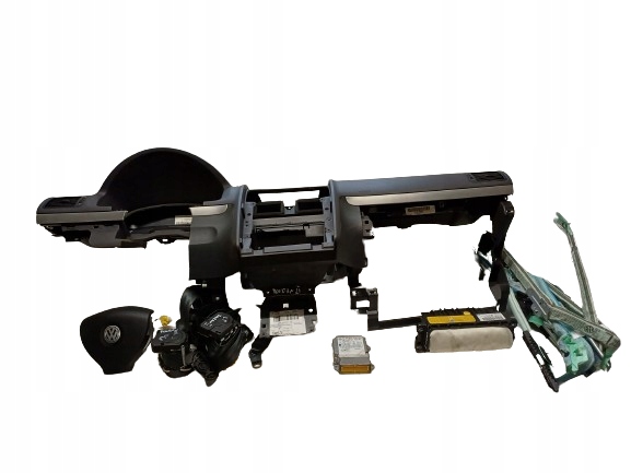 VW TOURAN 1T 03- DESKA KONSOLA KOKPIT PASY PODUSZKI SENSOR AIRBAG