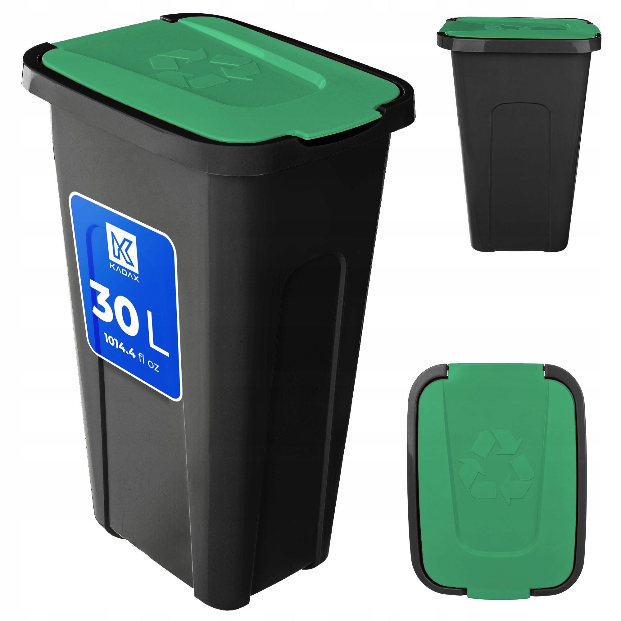 Levně Odpadkový Koš Nádoba Na Tříděný Odpad 30 L Odpadkový Koš S Víkem