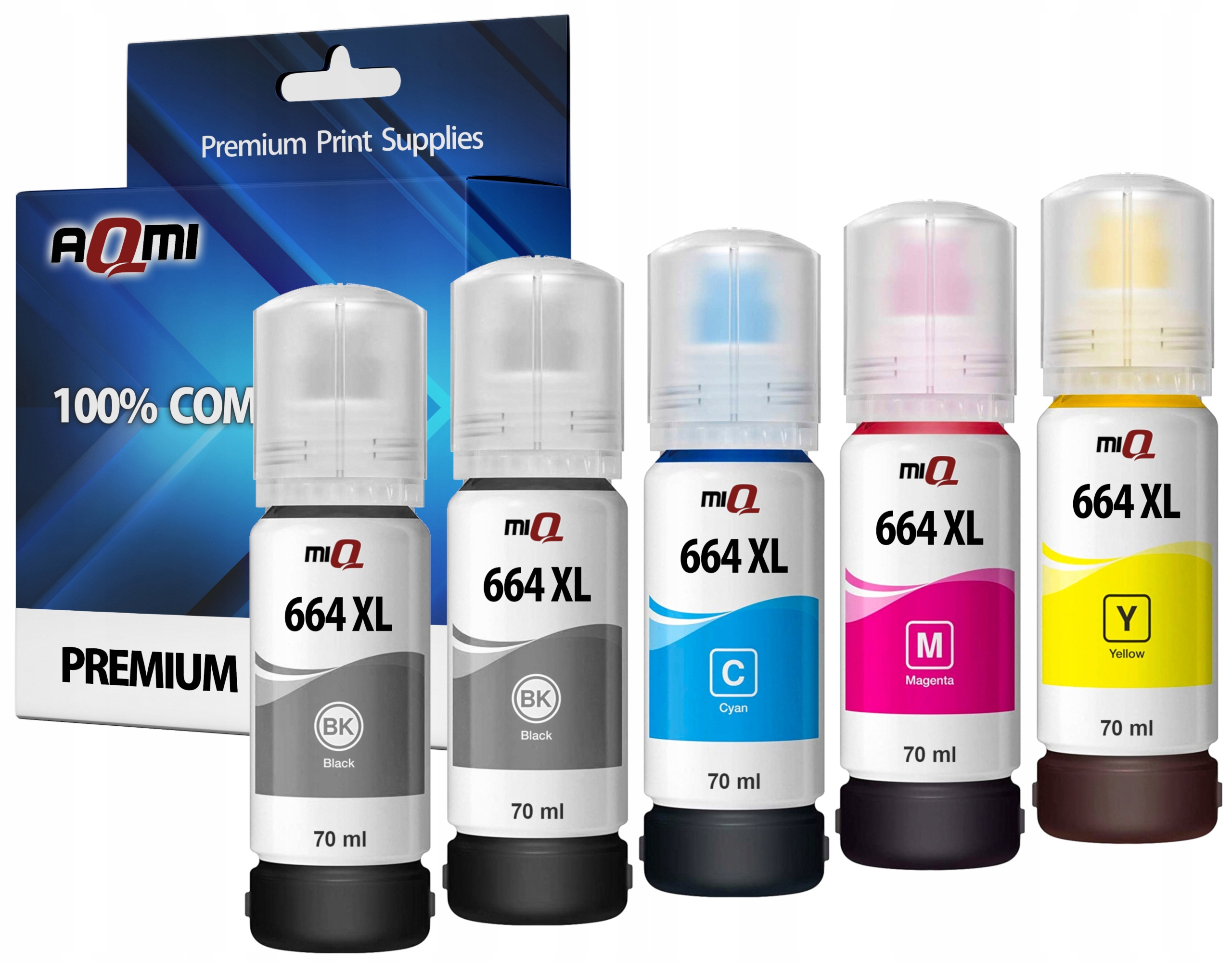 

5x Tusz 664 XL Do Epson Ecotank L3050 L3060 L3070