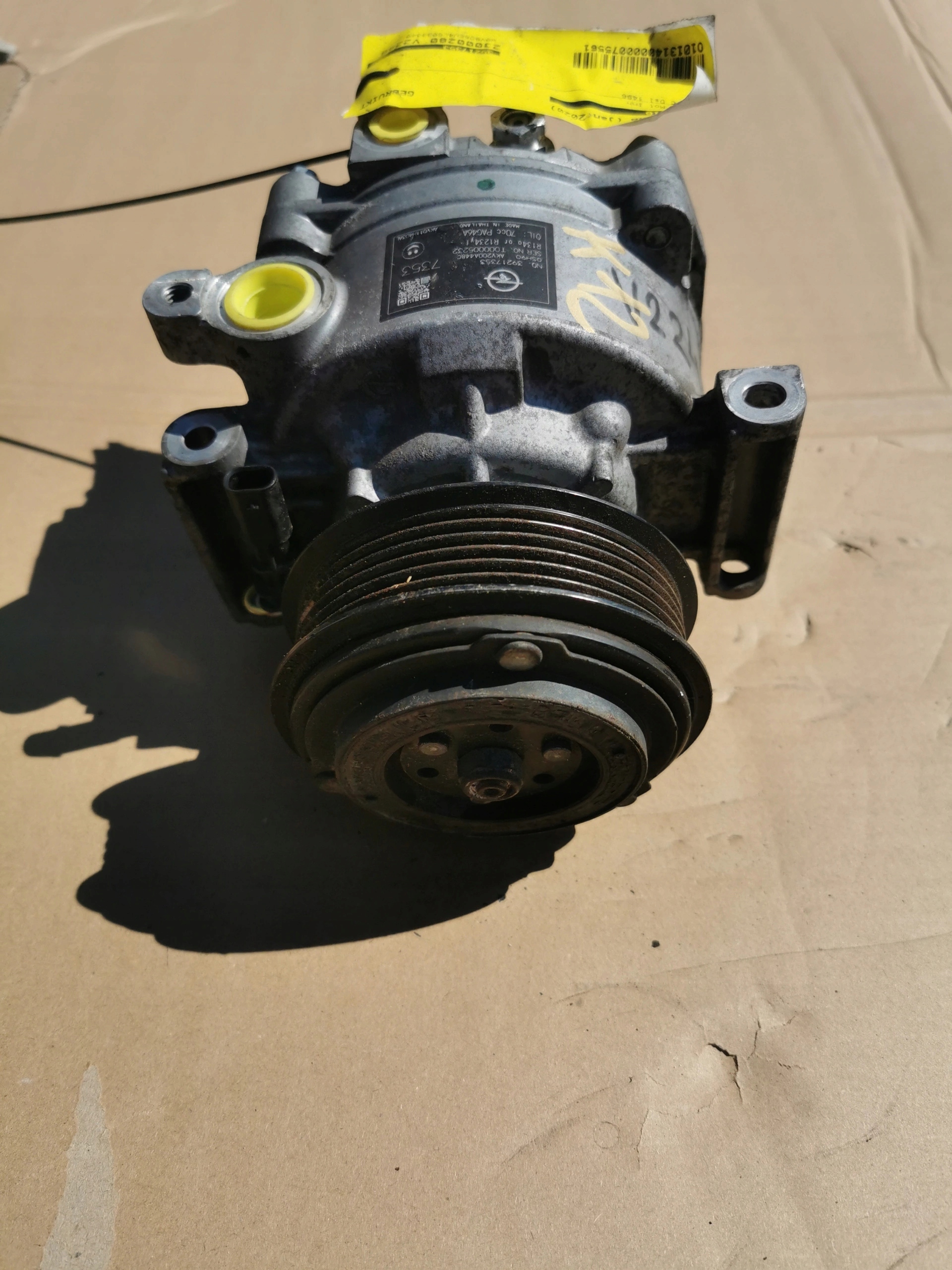 OPEL ASTRA K 1.5 CDTI 39217353 AKV200A448C kompressor klimaanlage