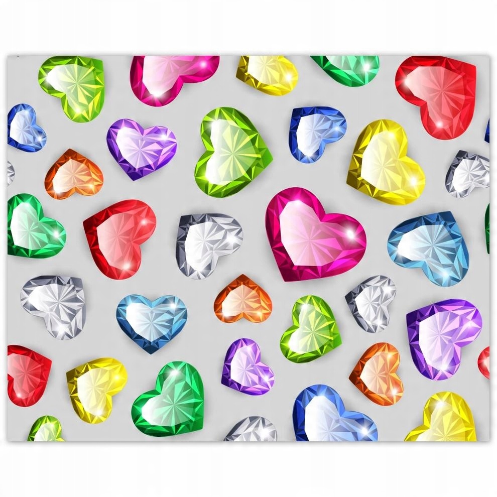 

Plakat 50x40 Serduszka z diamentu