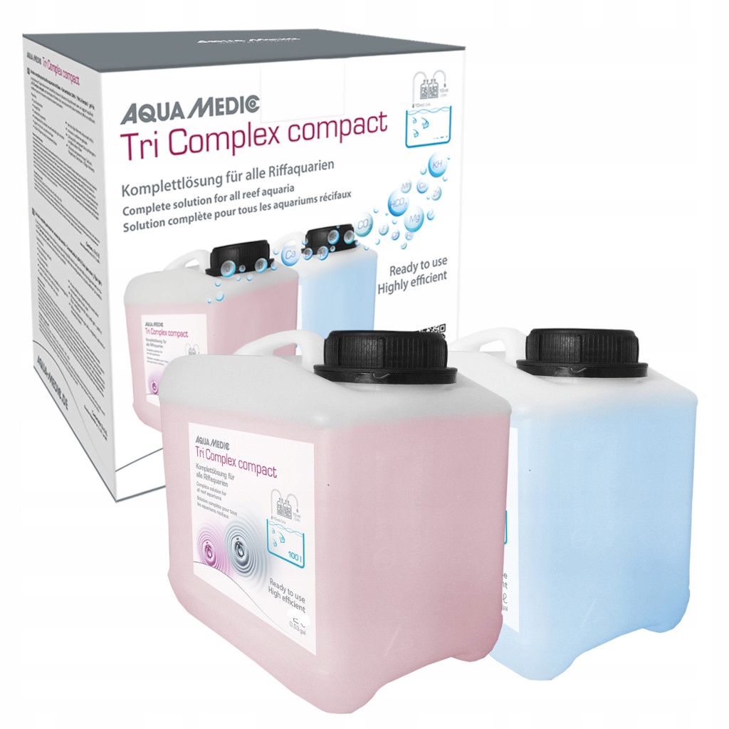 Doplňky stravy Aqua Medic Tri Complex Compact Mg, Ca, Kh 2x5L