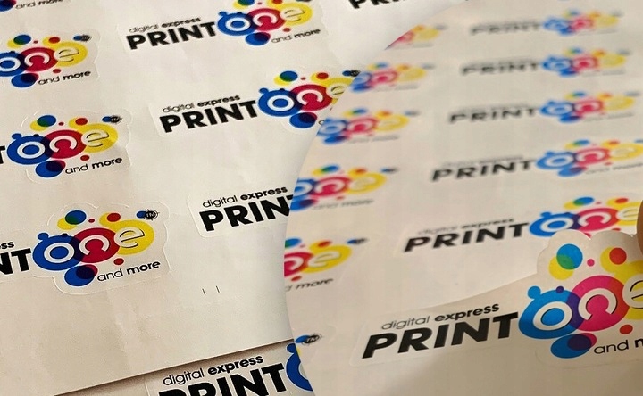 NAKLEJKI Z LOGO TWOJEJ FIRMY etykiety 6cm 500 szt Liczba etykiet na pakiet 500 szt.