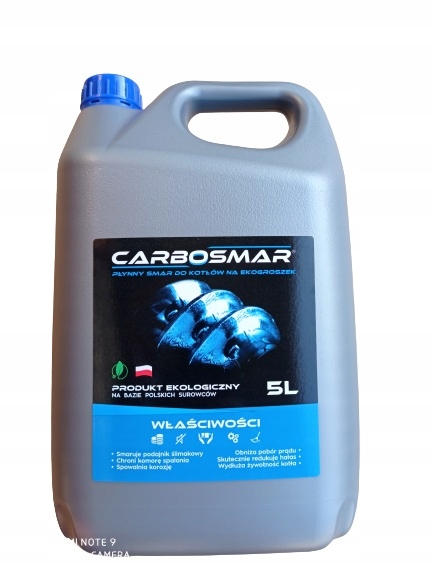 

Carbosmar Płynny Smar 5L Do Kotłów Na Ekogroszek