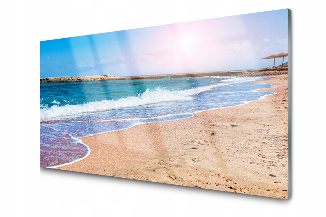 

Panel szklany dekoracyjny Ocean Plaża 100x50