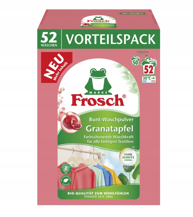 Frosch Granatapfel Prášek na praní 3,432 kg