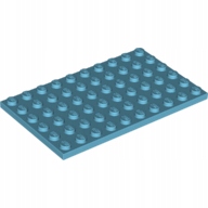 

Lego płytka 6x10 średni lazurowy 3033