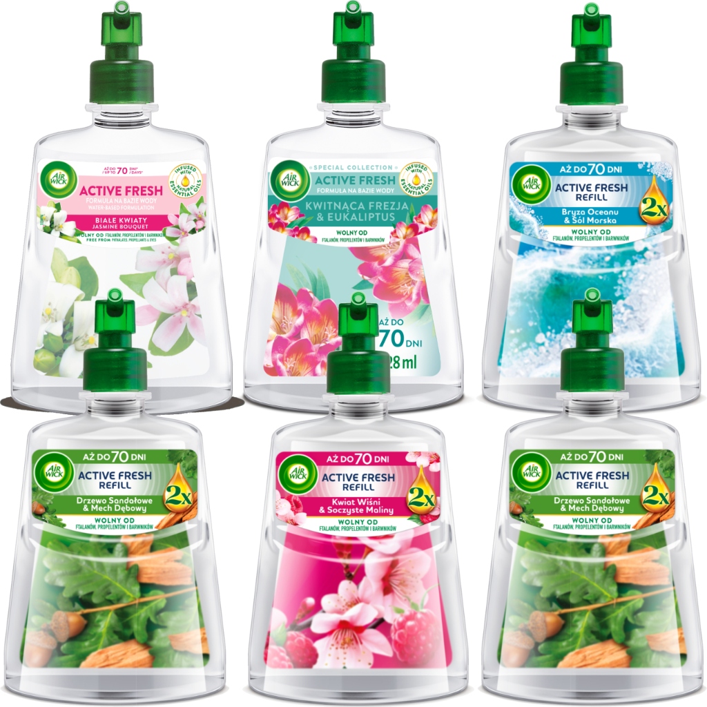 Air Wick Náplně Do Automatického Osvěžovače Vzduchu Sada MIX 6 X 228 ML