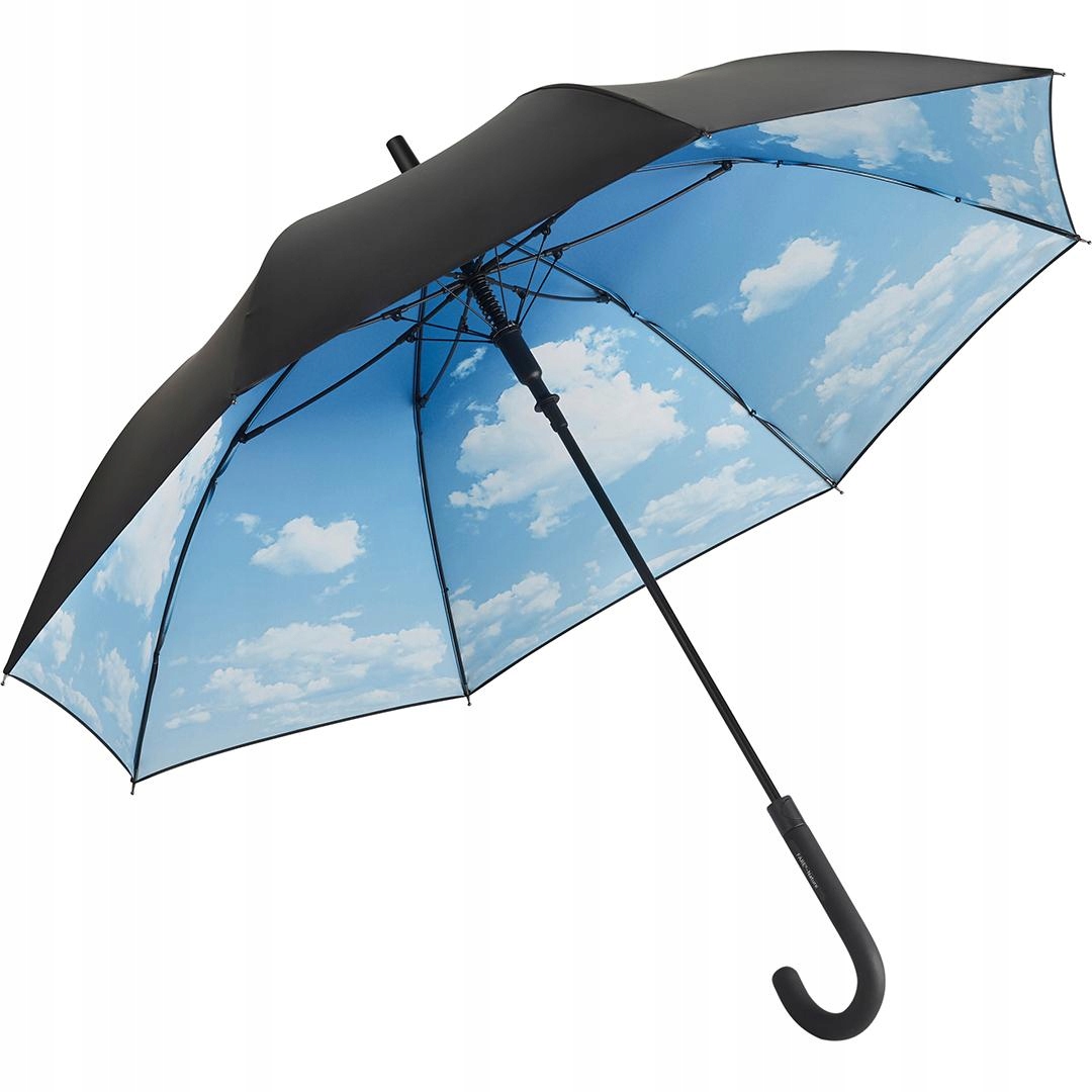 

Parasol długi z wewnętrznym nadrukiem chmur + Uv