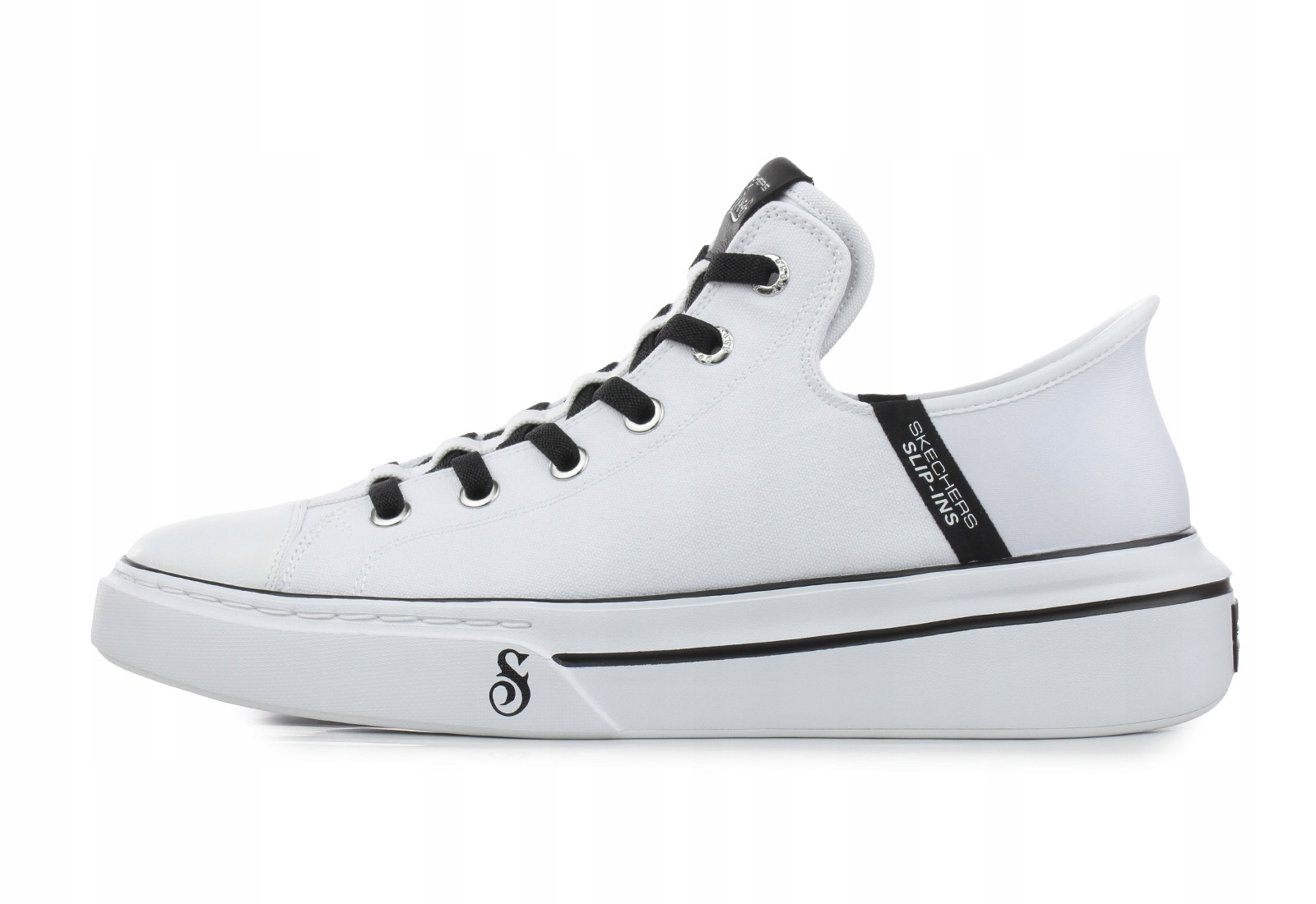 Boty Skechers Slip-Ins Snoop One Boss Life Canvas bílé 251026 Wbk