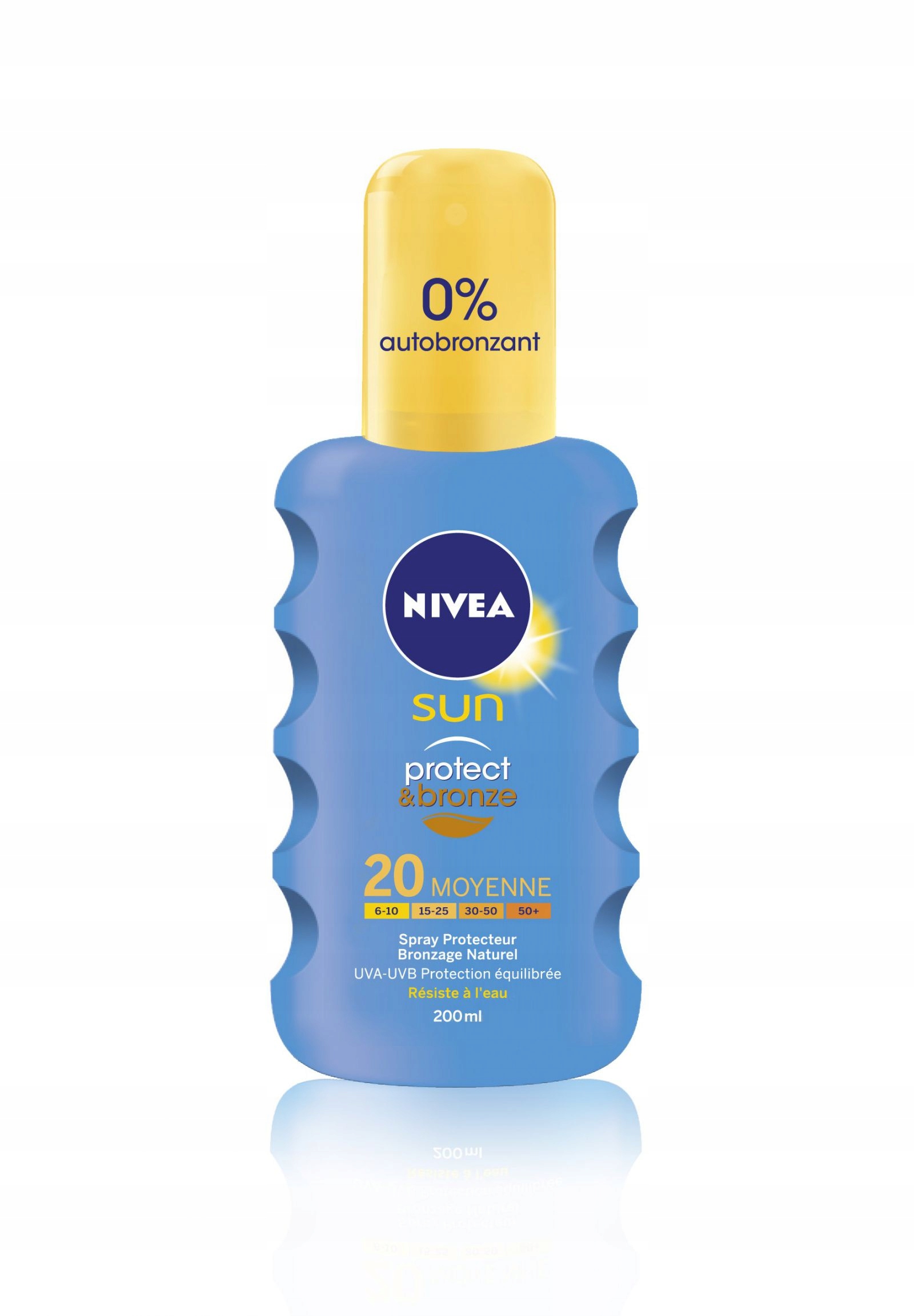 Nivea Sun Protect+bronze Opalovací sprej Spf 20 200 ML