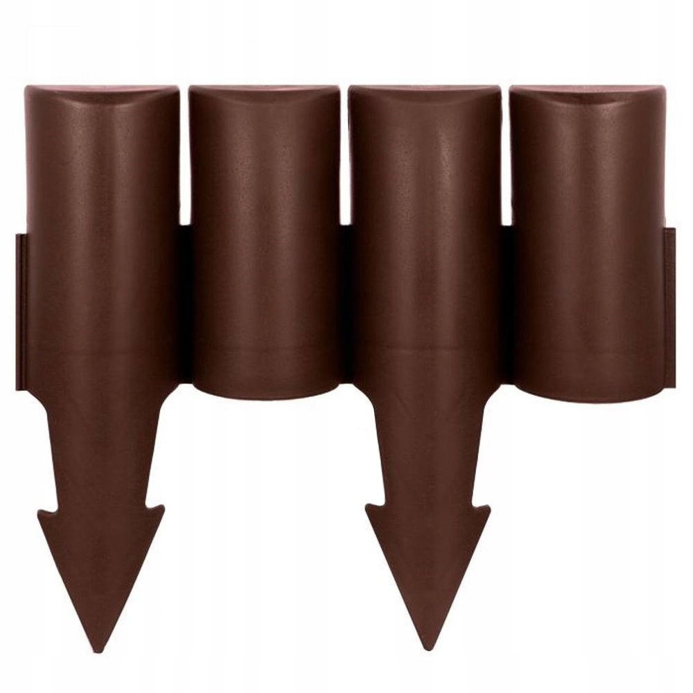 10x Palisada OGRODOWA plastikowa brąz border obrzeże płotek trawnik 250 cm Producent Vilde
