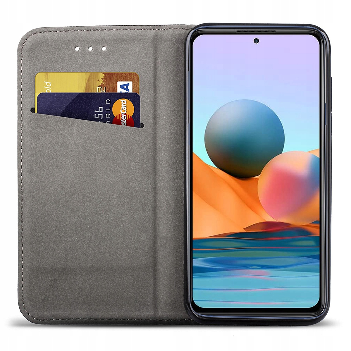 ETUI do XIAOMI REDMI NOTE 10 PRO MAGNET PORTFEL + SZKŁO Dedykowany model Xiaomi Redmi Note 10 PRO