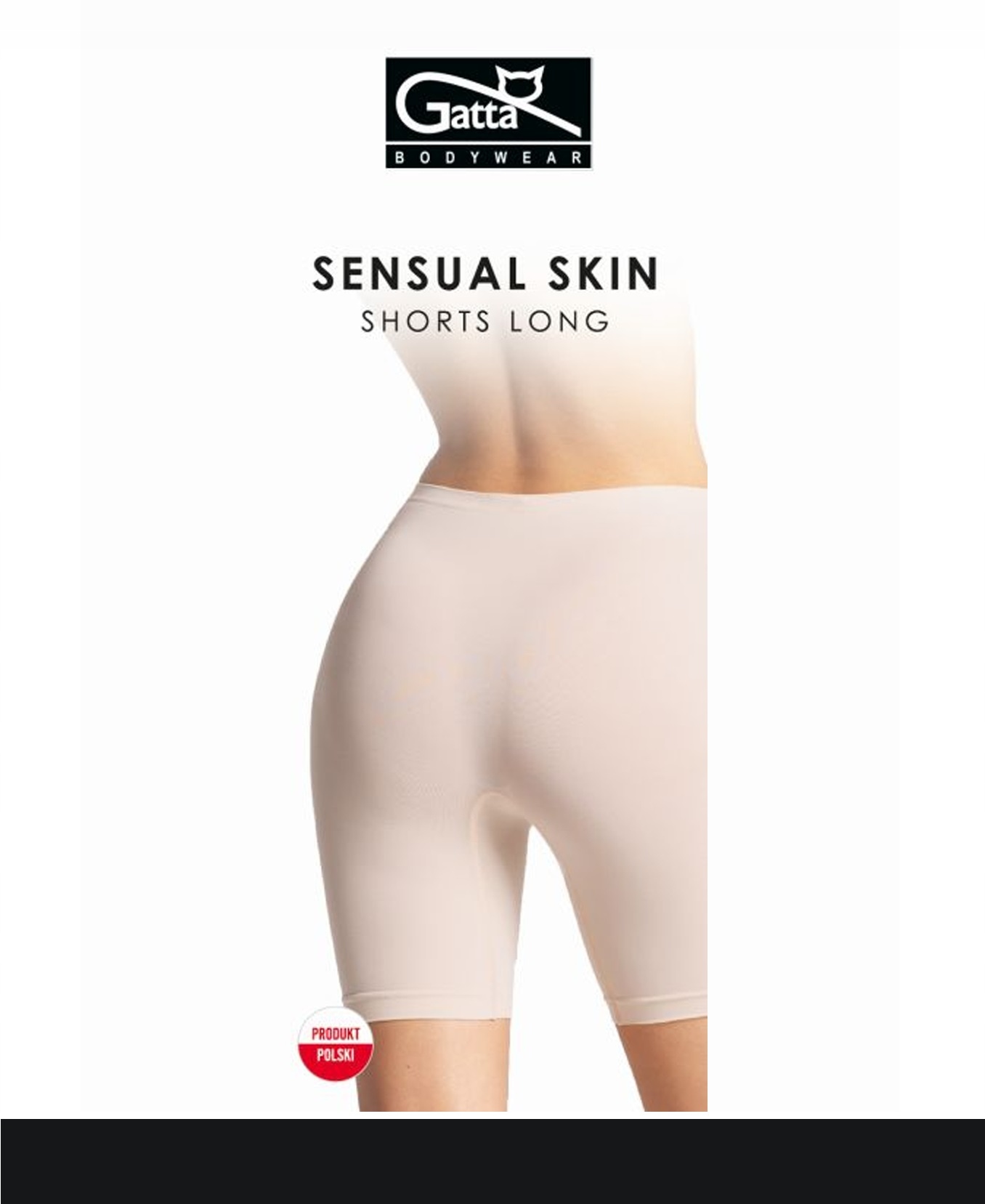 

Gatta Shorts Long Sensual Skin k.:Black r.:XL