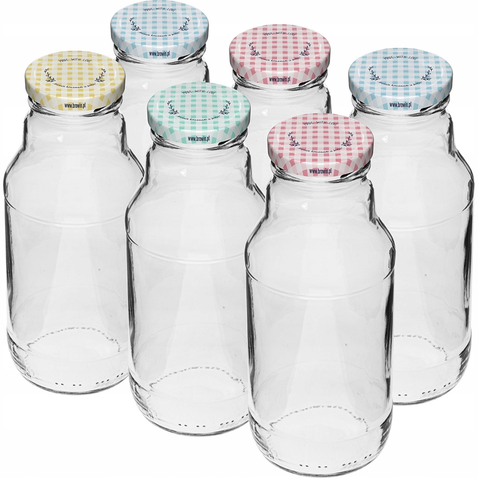 

6szt butelki butelka 330ml na sok fi43 Browin