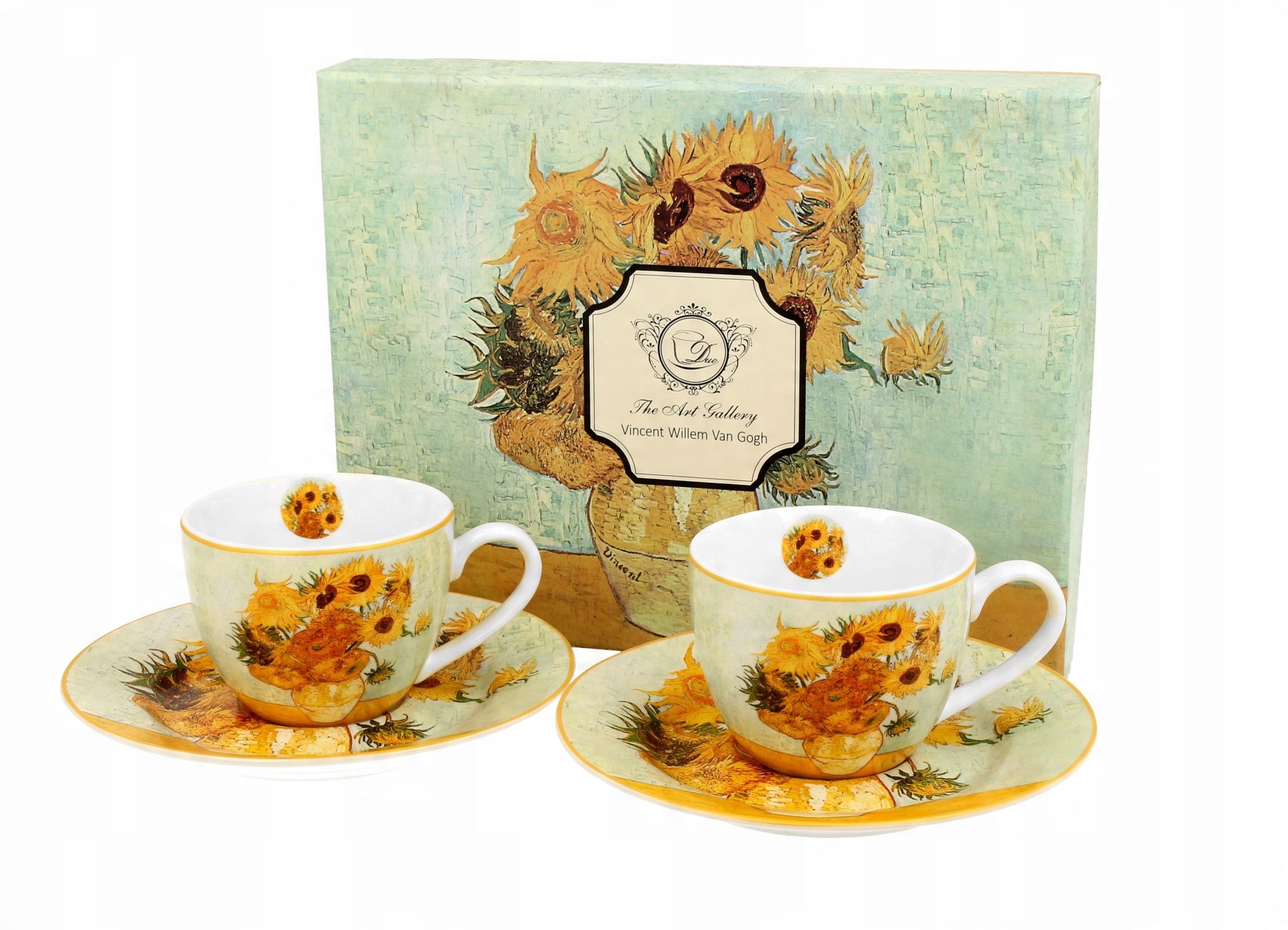 

2 Filiżanki espresso 110 ml Słoneczniki van Gogh