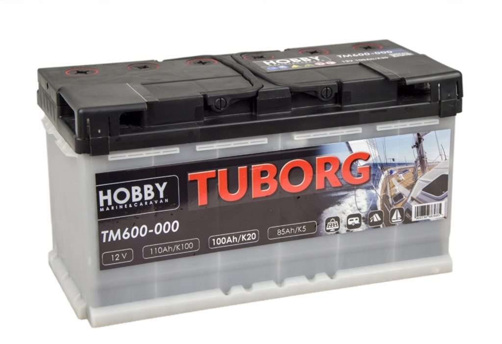 Akumulator Tuborg Hobby 12V 100Ah TM600-000