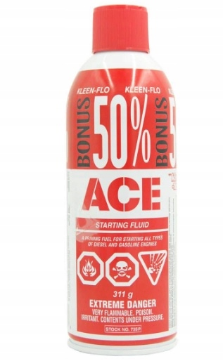 

Samostart Kleen-flo 311g Plus 50% Ace