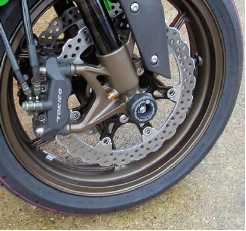 Posuvníky Predného Zavesenia Rg Racing Kawasaki ZX-10R 06-07 Čierne