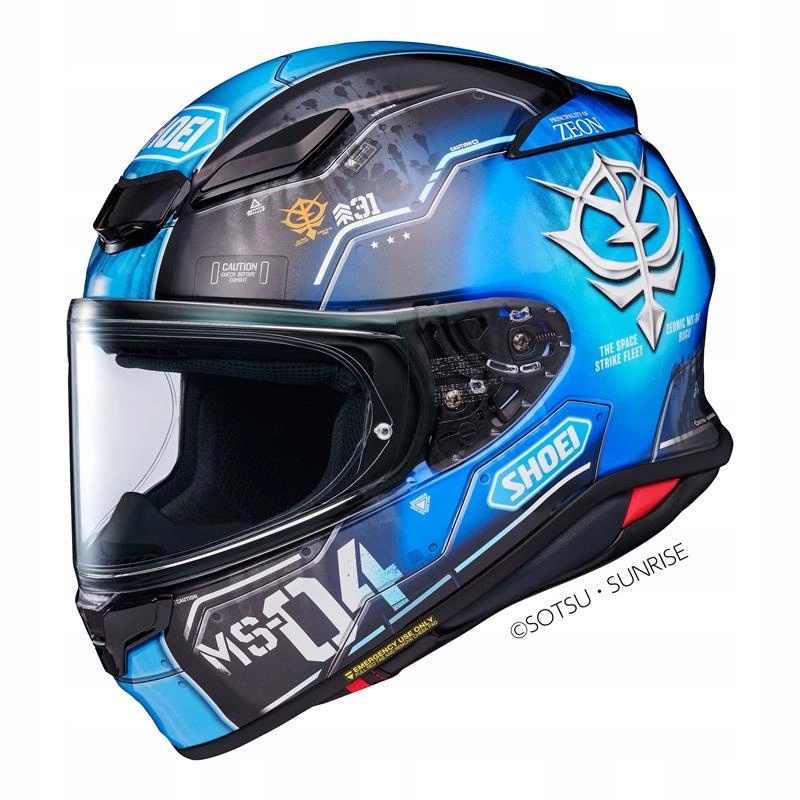 Motocyklová prilba Shoei NXR2 Bugu TC-2 modrá čierna Darčeky