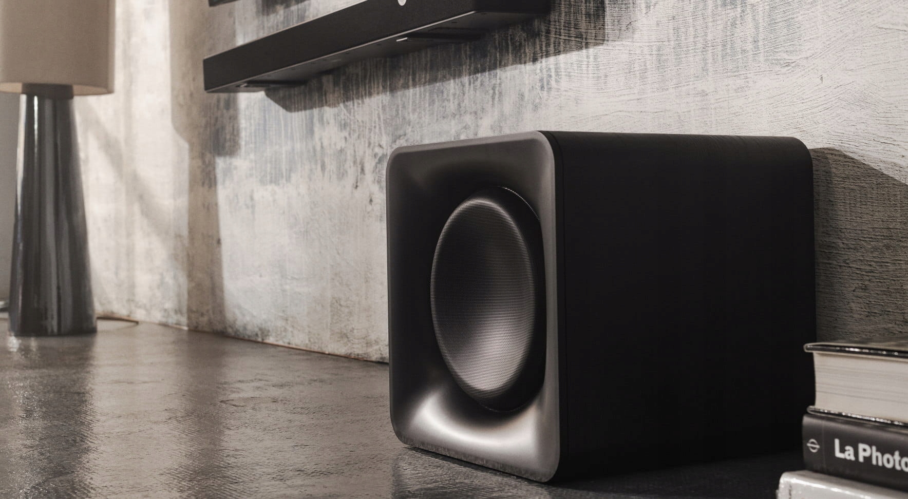 Klipsch FLEXUS CORE 100 Soundbar 2.1 + SUB 100 10" Subwoofer HDMI eARC Głębokość produktu 12.7 cm
