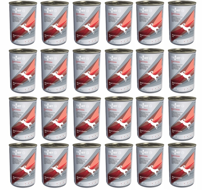 Levně Trovet Dog Rid Renal & Oxalate konzerva 24 x 400 g krmivo do ledvin pro psy