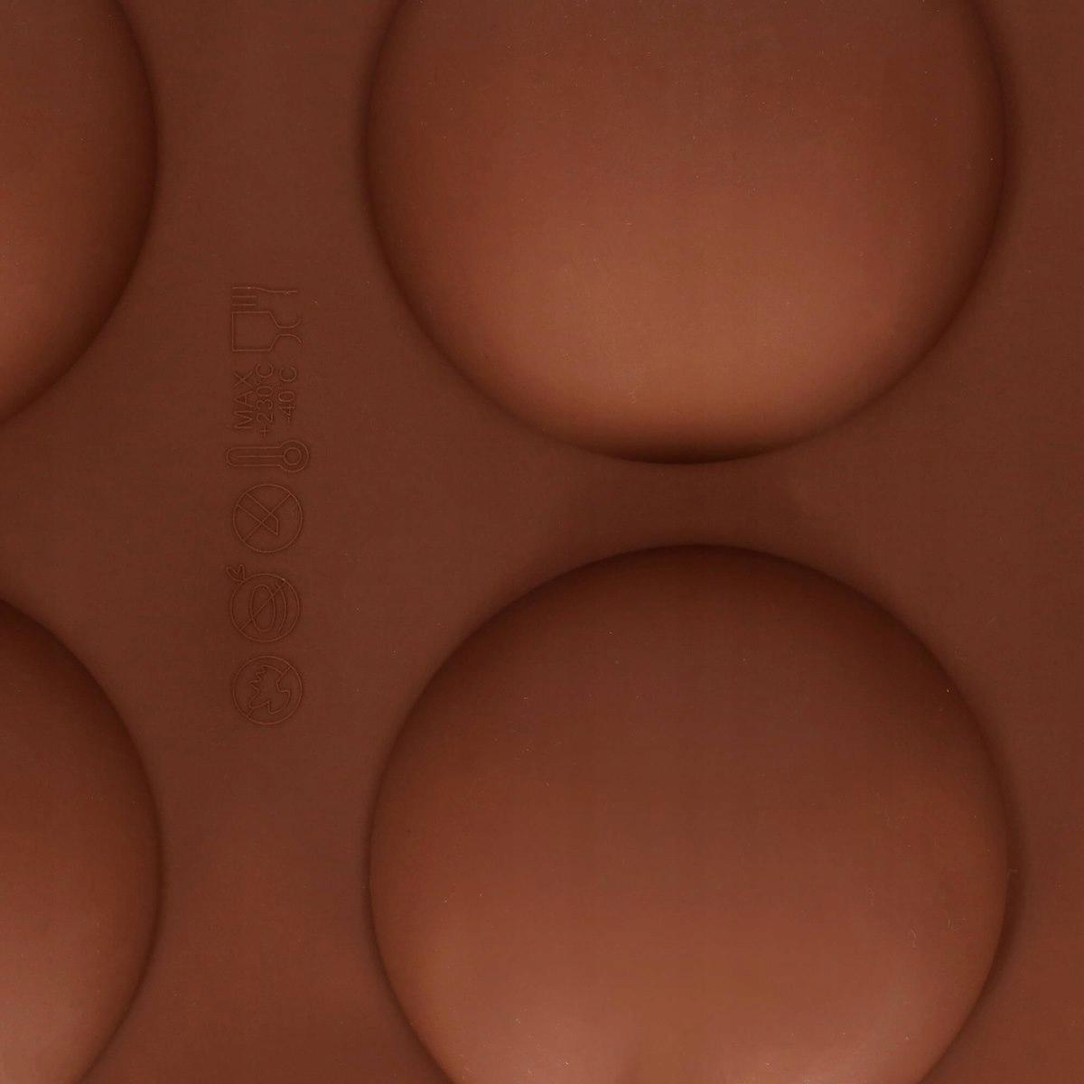 FORMA SILIKONOWA FOREMKA DO PIECZENIA MONOPORCJI CZKOLADY BABECZEK PÓŁKULA Średnica 6.7 cm